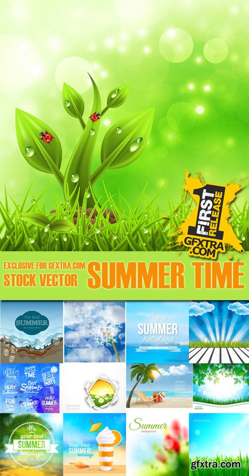 Shutterstock - Summer Time, Holiday, 25xEps