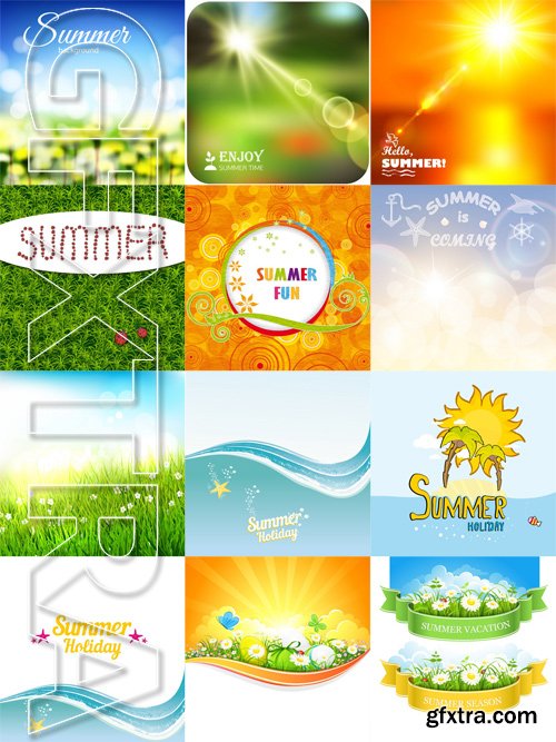 Shutterstock - Summer Time, Holiday, 25xEps