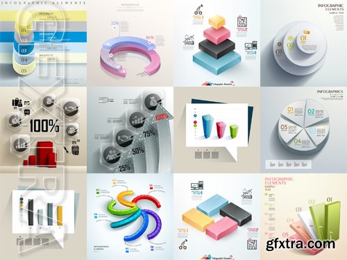 Shutterstock - 3D Infographic Chart 2