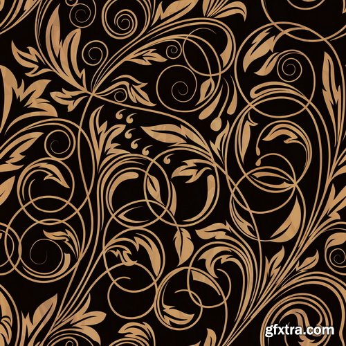 Amazing SS - Floral pattern 2, 25xEPS