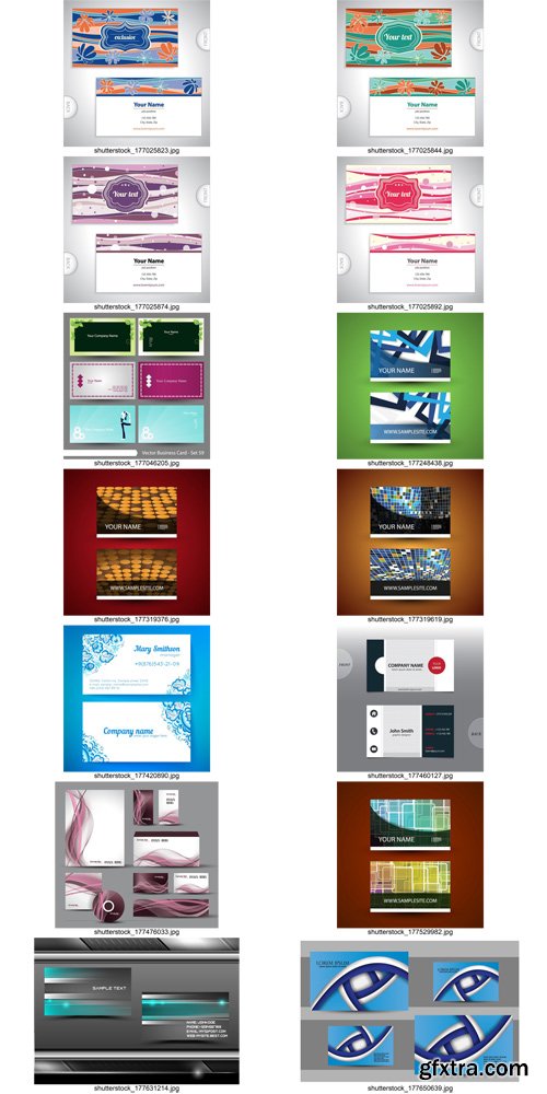 Shutterstock - Card Mix, 25xEps