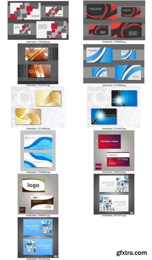 Shutterstock - Card Mix, 25xEps