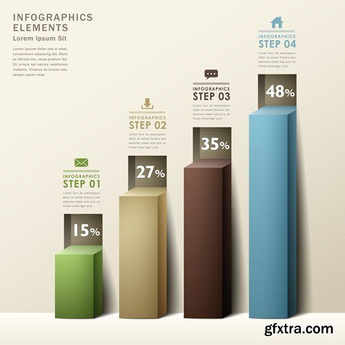 Collection of infographics vol.81, 25xEPS