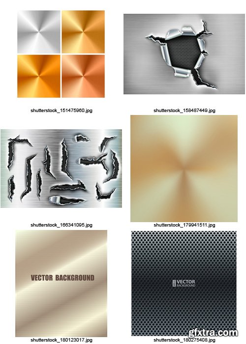 Amazing SS - Metal Textures 3, 25xEPS