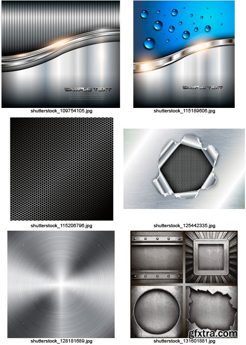 Amazing SS - Metal Textures 3, 25xEPS