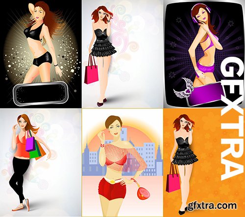 Vectorious - Fashion Girls Vectors