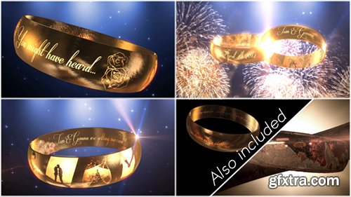 Wedding Ring Invitation - E3D - Project for After Effects (Videohive)