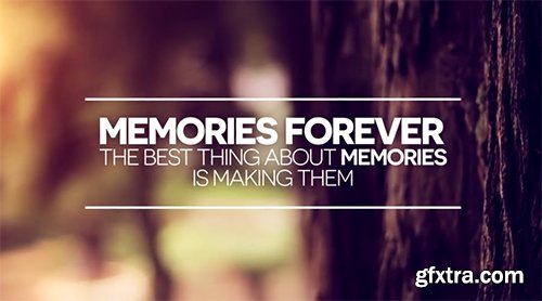 Videohive Memories Forever 6560530