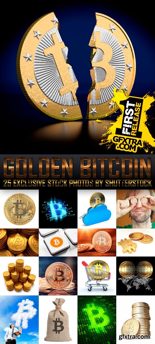 Amazing SS - Golden Bitcoin, 25xJPGs