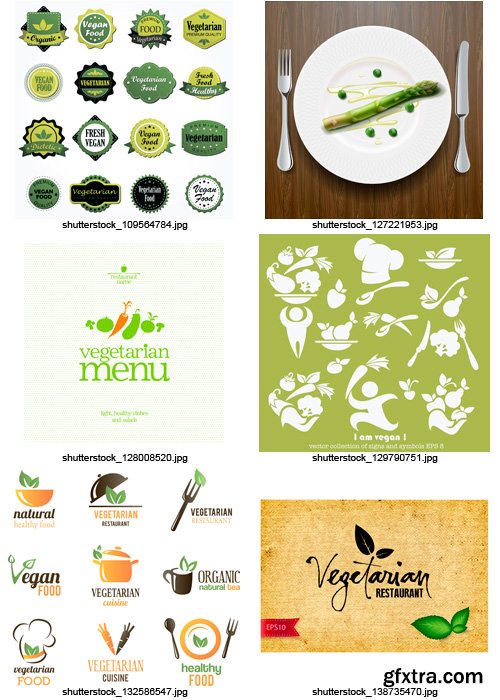 Amazing SS - Vegetarian Food, 25xEPS