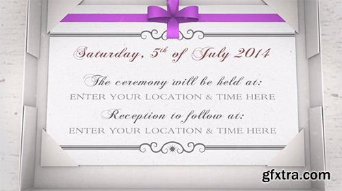 Videohive Wedding Invitation (Announcement) 6611889