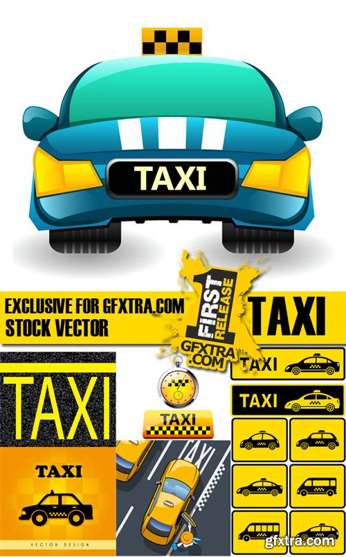 Shutterstock - Taxi, 25xEps