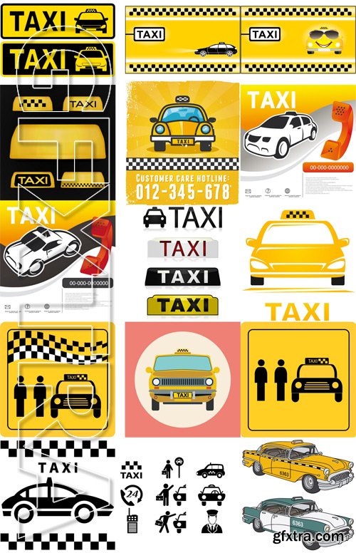 Shutterstock - Taxi, 25xEps