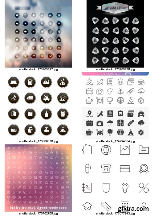 Amazing SS - Simple Icons, 25xEPS