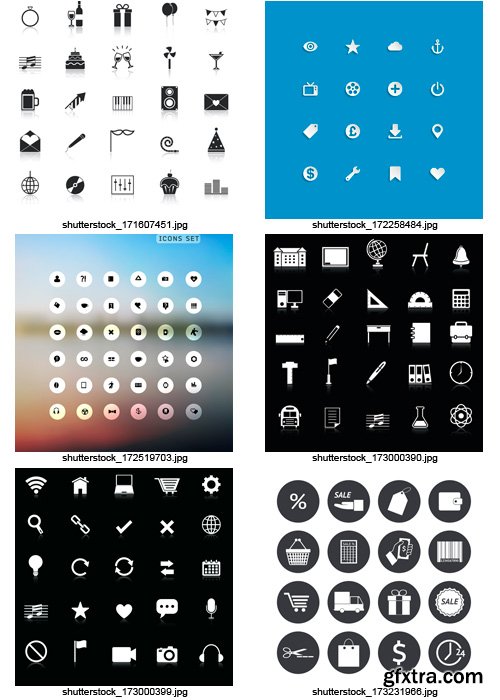 Amazing SS - Simple Icons, 25xEPS