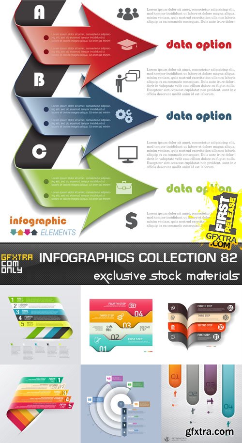 Collection of infographics vol.82, 25xEPS