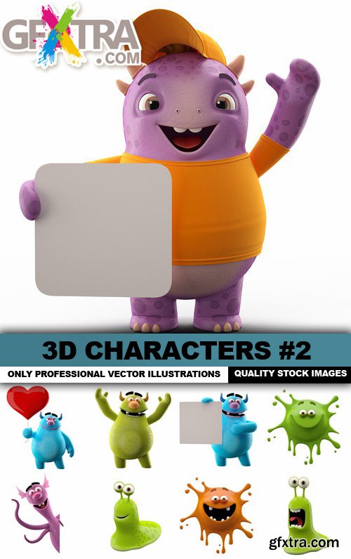 3D Characters #2 - 25 HQ Images