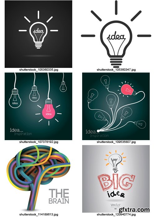 Amazing SS - Idea Light Bulbs, 25xEPS