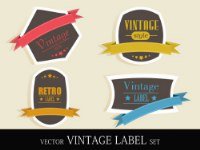 Vectorious Vintage Labels Vector