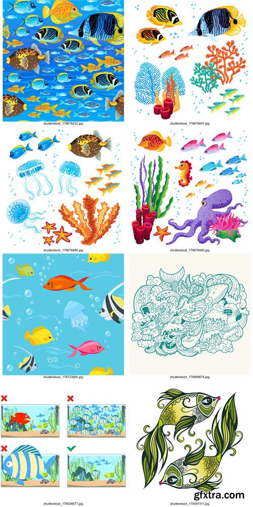 Shutterstock - Fish, 25xEps