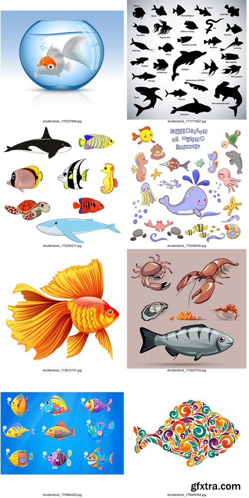 Shutterstock - Fish, 25xEps