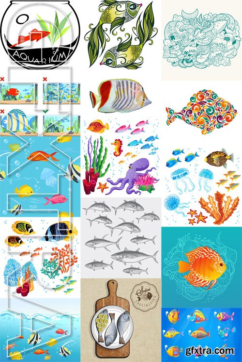 Shutterstock - Fish, 25xEps