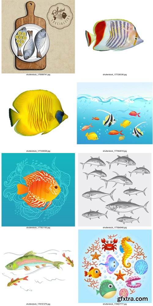 Shutterstock - Fish, 25xEps