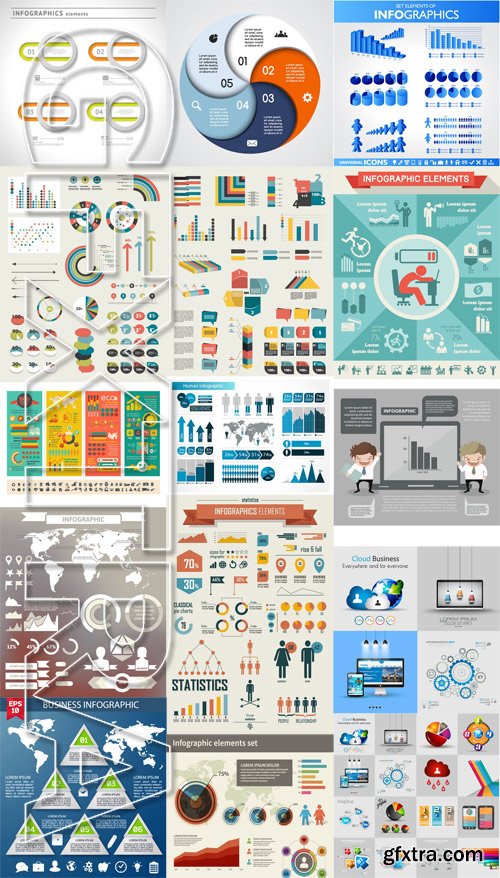 Shutterstock - Business Infographic, 25xEps