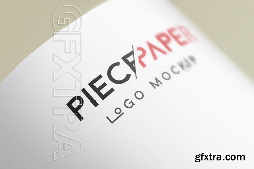 Pixeden - Paper Logo Mock-Up Template Vol2