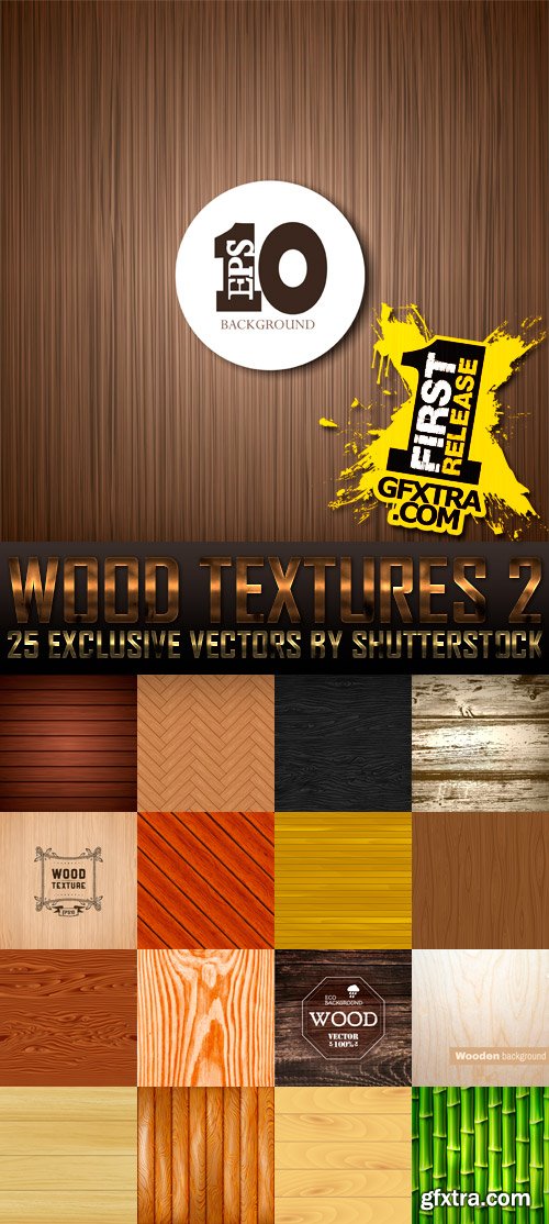 Amazing SS - Wood Textures 2, 25xEPS