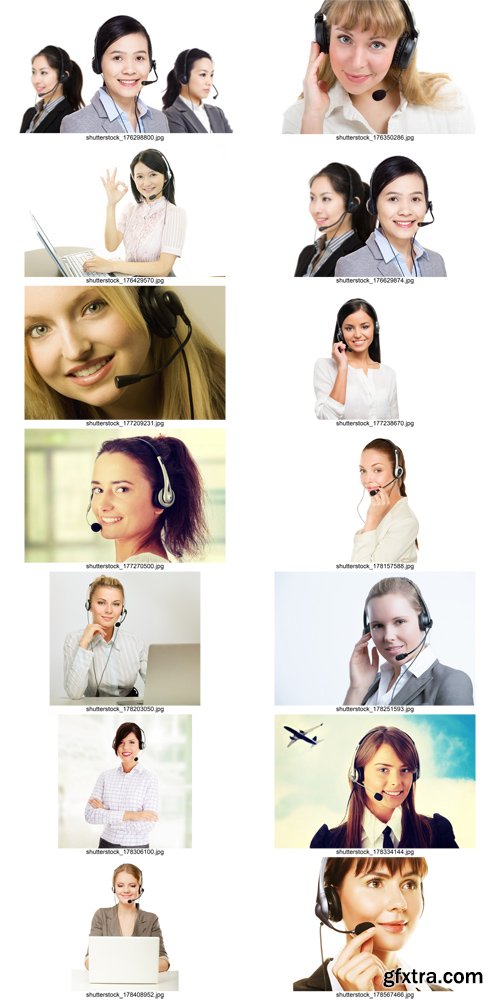 Shutterstock - Customer support operator 3, 25xJpg