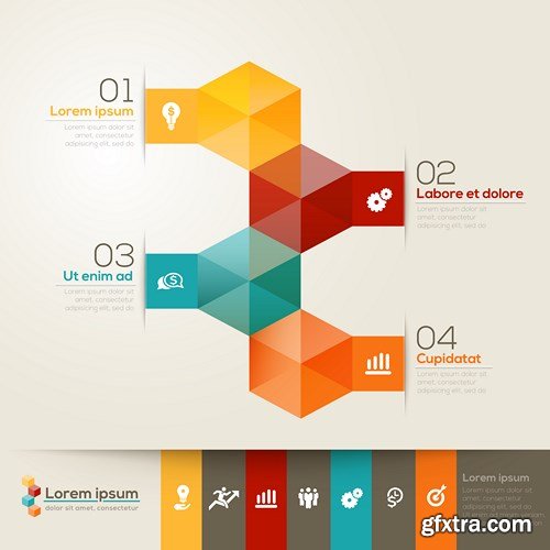 Collection of infographics vol.83, 25xEPS