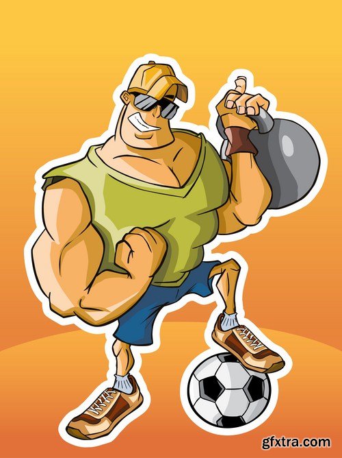 Mix Cartoon Illustration #13 - 50 Vector