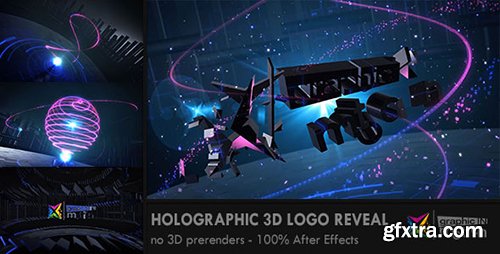 Videohive Holographic 3D Logo Reveal 5601035