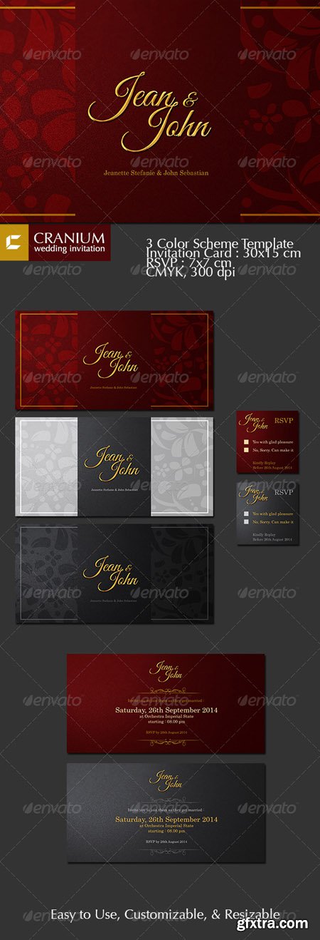 GraphicRiver - CRANIUM Wedding Invitation