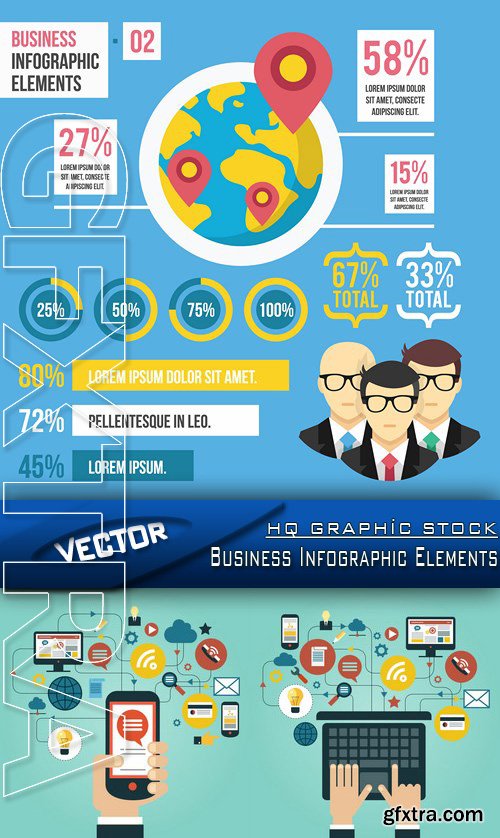 Stock Vector - Business Infographic Elements