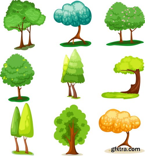 Amazing SS - Tree seamless pattern, 25xEPS