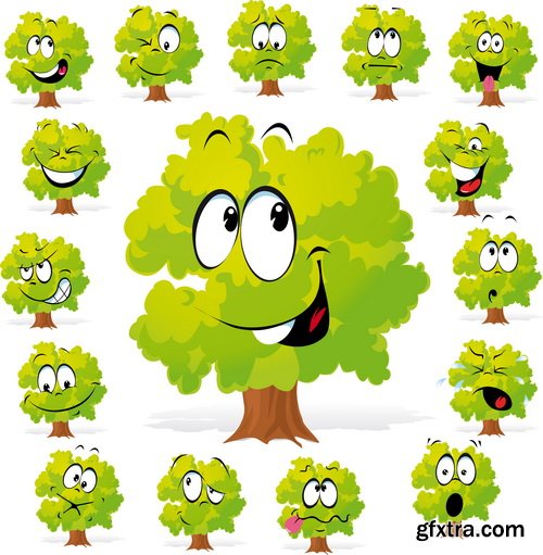 Amazing SS - Tree seamless pattern, 25xEPS