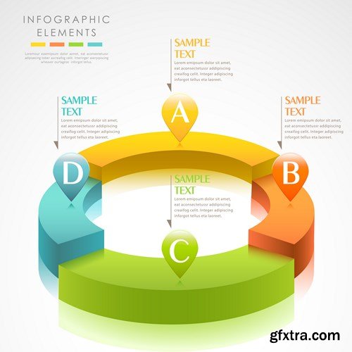 Collection of infographics vol.84, 25xEPS