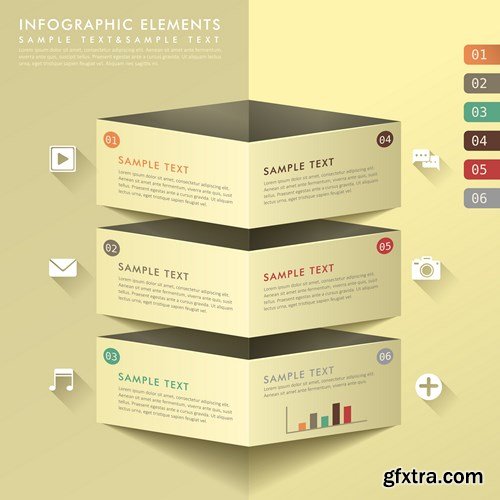 Collection of infographics vol.84, 25xEPS