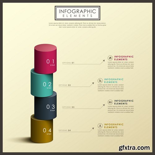 Collection of infographics vol.84, 25xEPS