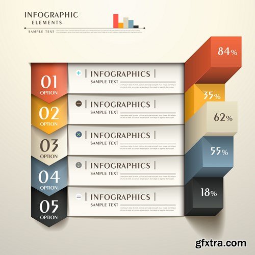 Collection of infographics vol.84, 25xEPS