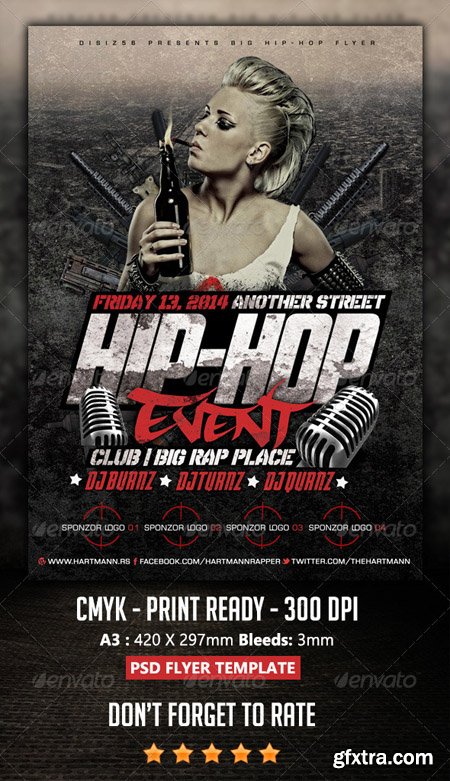 GraphicRiver - Hip-Hop Flyer