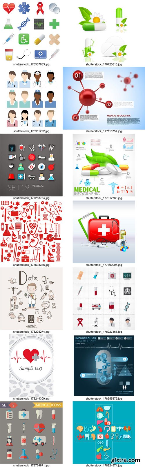 Stock Vectors - Medical Infographic 2, 25xEps