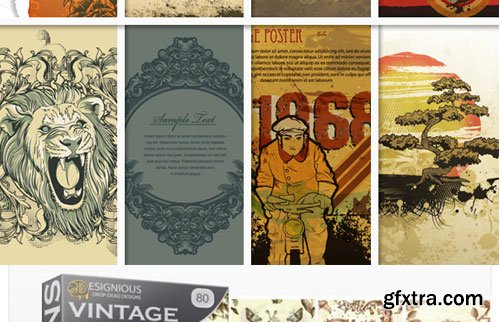 Retro & Vintage Design Mega Kit: $521 worth of Premium Resources for Just $29