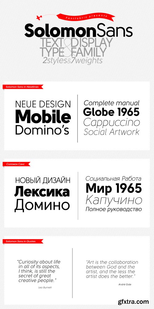 Solomon Sans Font Family - 14 Fonts for $200