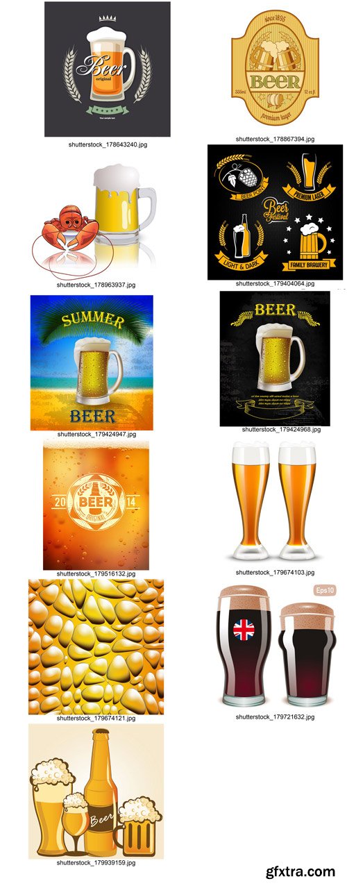 Stock Vectors - Beer