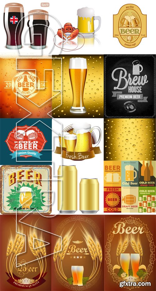 Stock Vectors - Beer