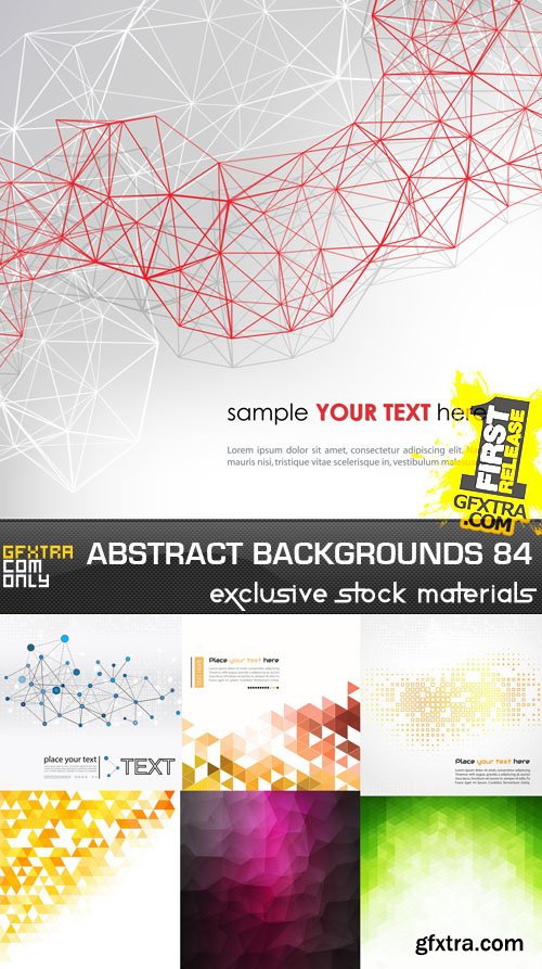 Collection of Vector Abstract Backgrounds Vol.84, 25xEPS