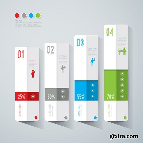 Collection of infographics vol.86, 25xEPS